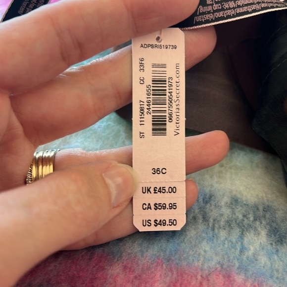 VICTORIA’S SECRET ~ strapless bra ~ brown ~ 36C - Picture 7 of 7